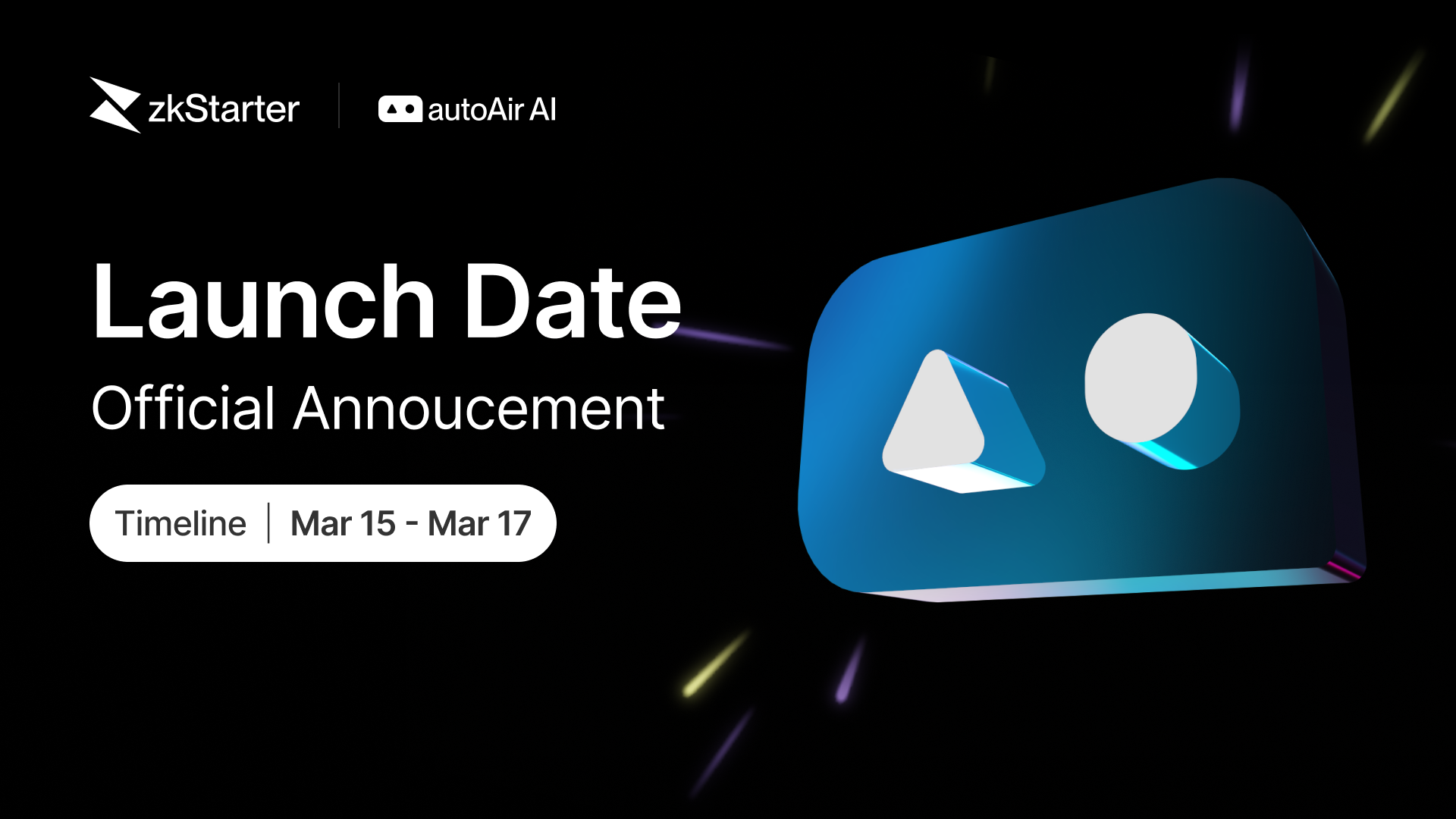 zkStarter: AutoAir AI Launch Date Announcement