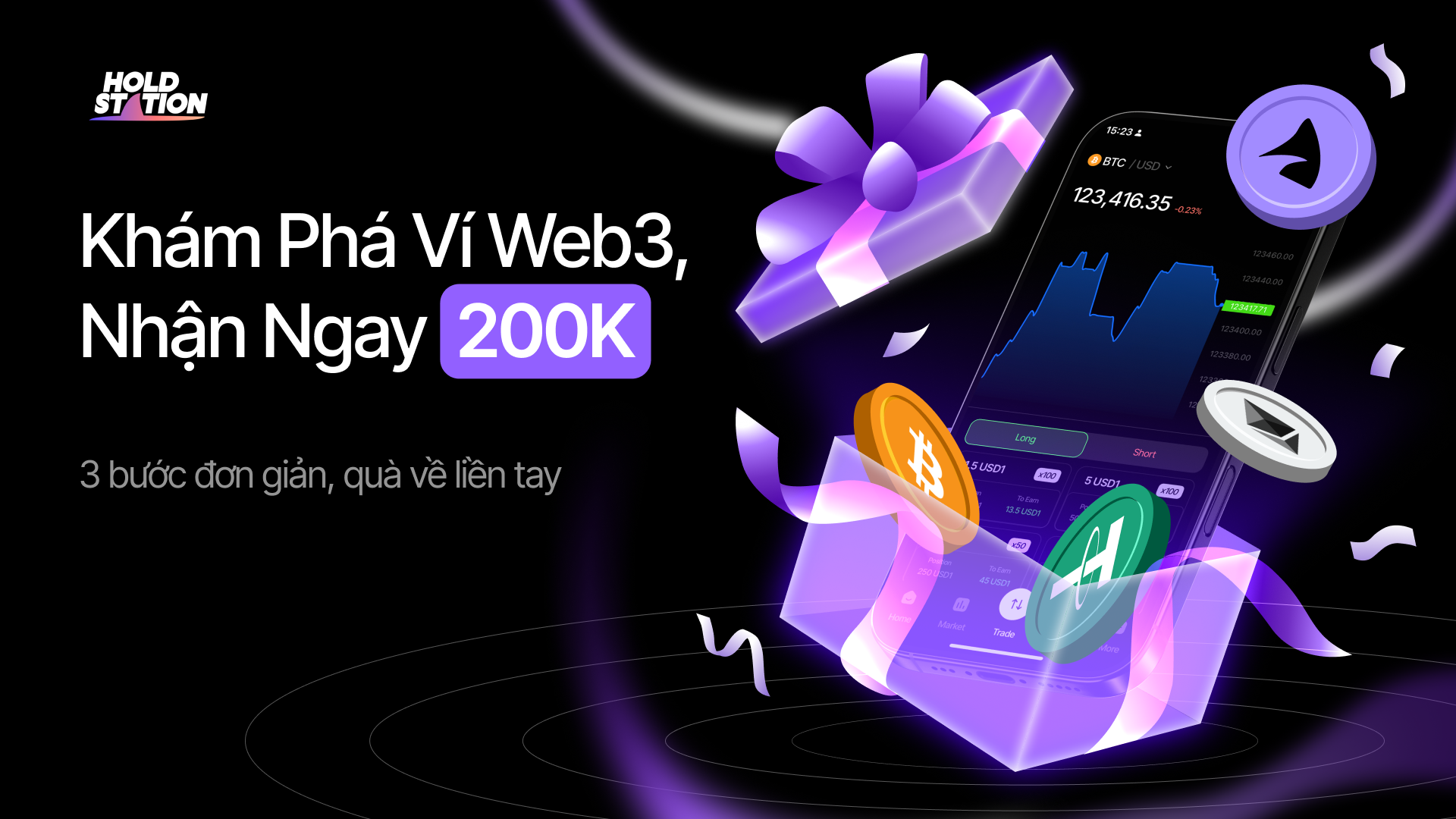 Khám Phá Ví Web3, Nhận Ngay 200K