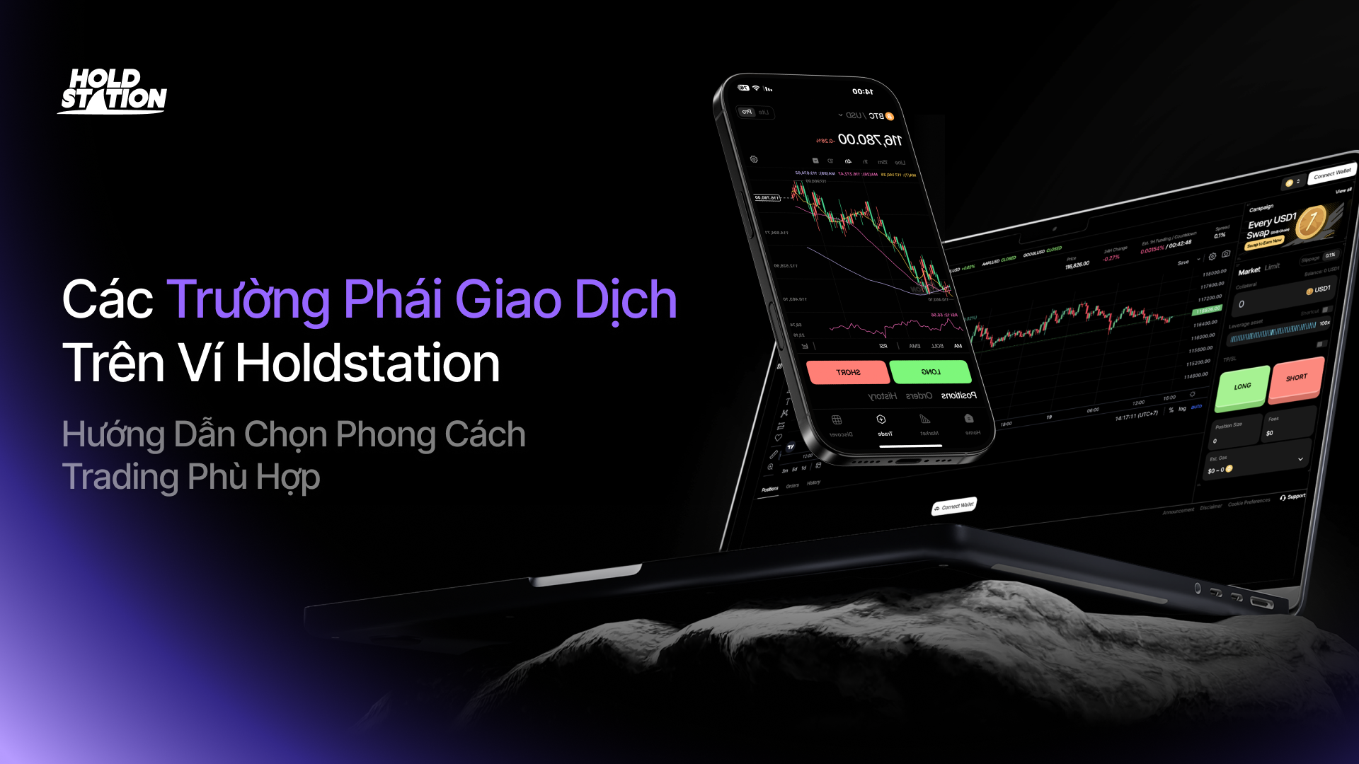 Các Trường Phái Giao Dịch Trên Ví Holdstation: Hướng Dẫn Chọn Phong Cách Trading Phù Hợp