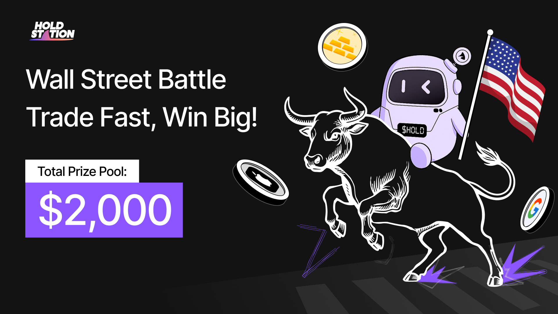 Wall Street Trading Battle: $2,000 Awaits on Holdstation DeFutures