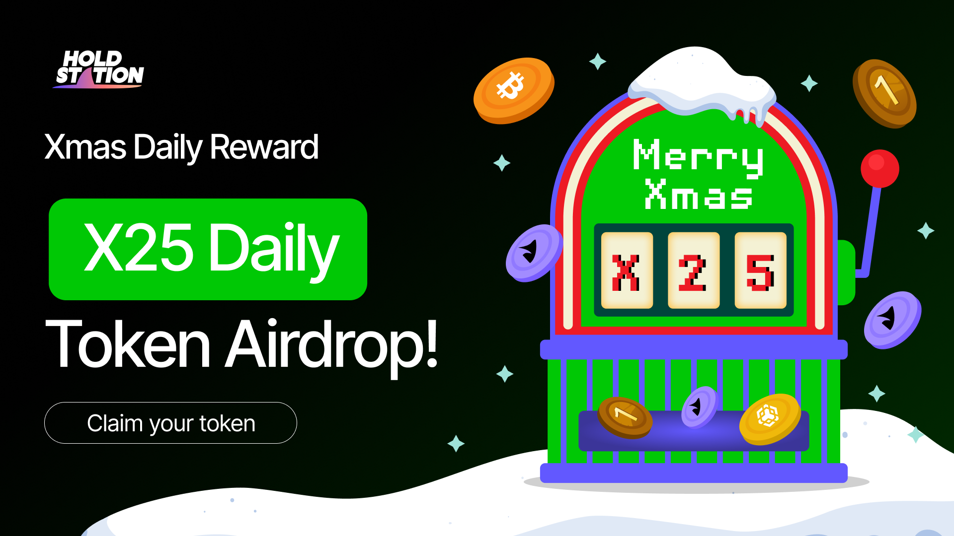 Xmas Daily Rewards - Earn $5,000 Airdrop Tokens 🪂