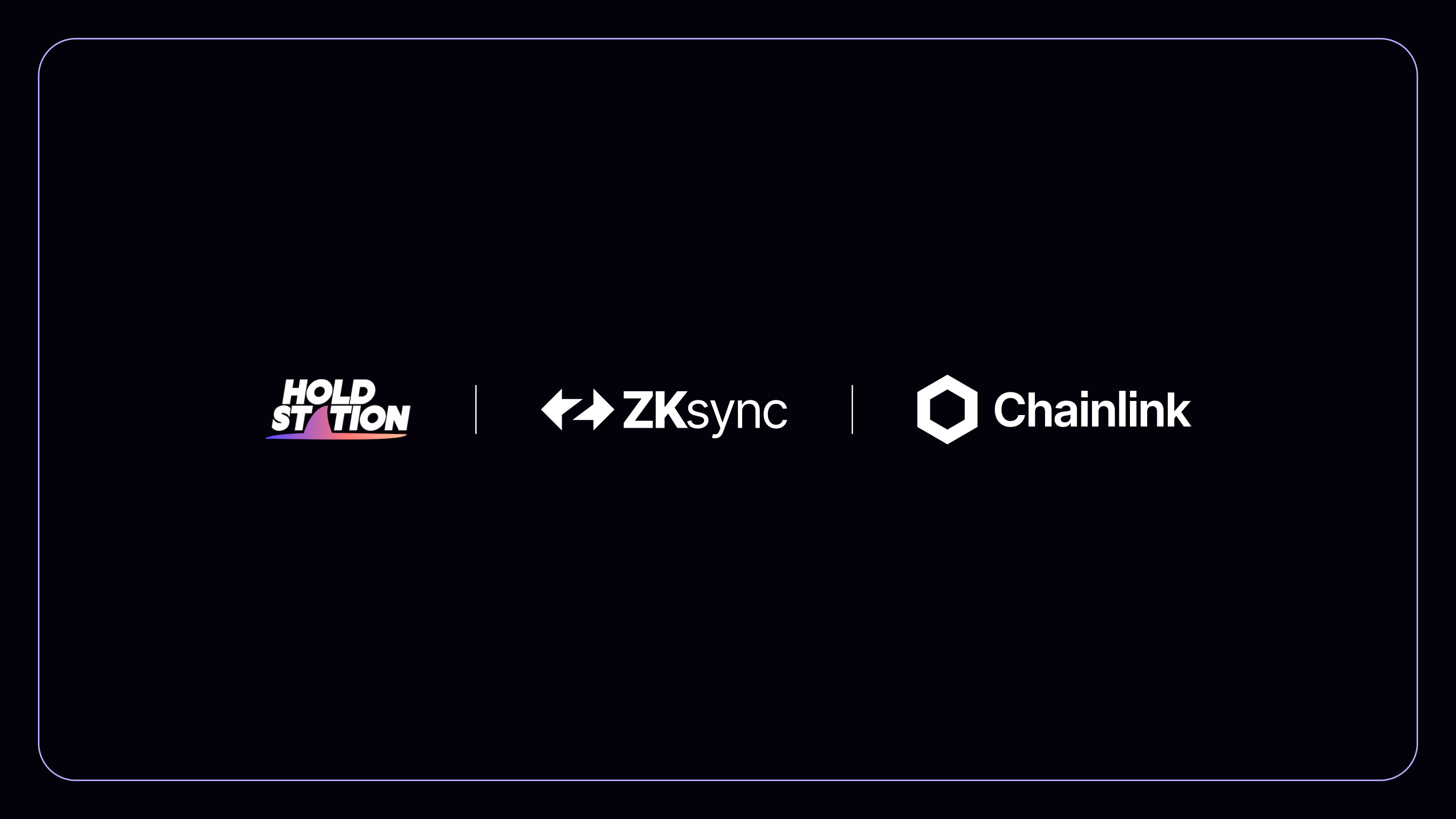 Holdstation Integrates Chainlink and ZKsync Account Abstraction: A Revolution for Security and User Experience